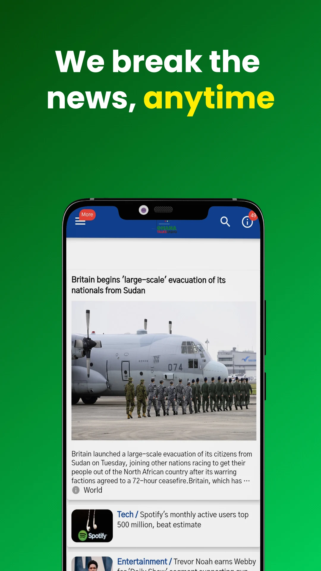 GhanaTalksRadio - News & Music screenshot