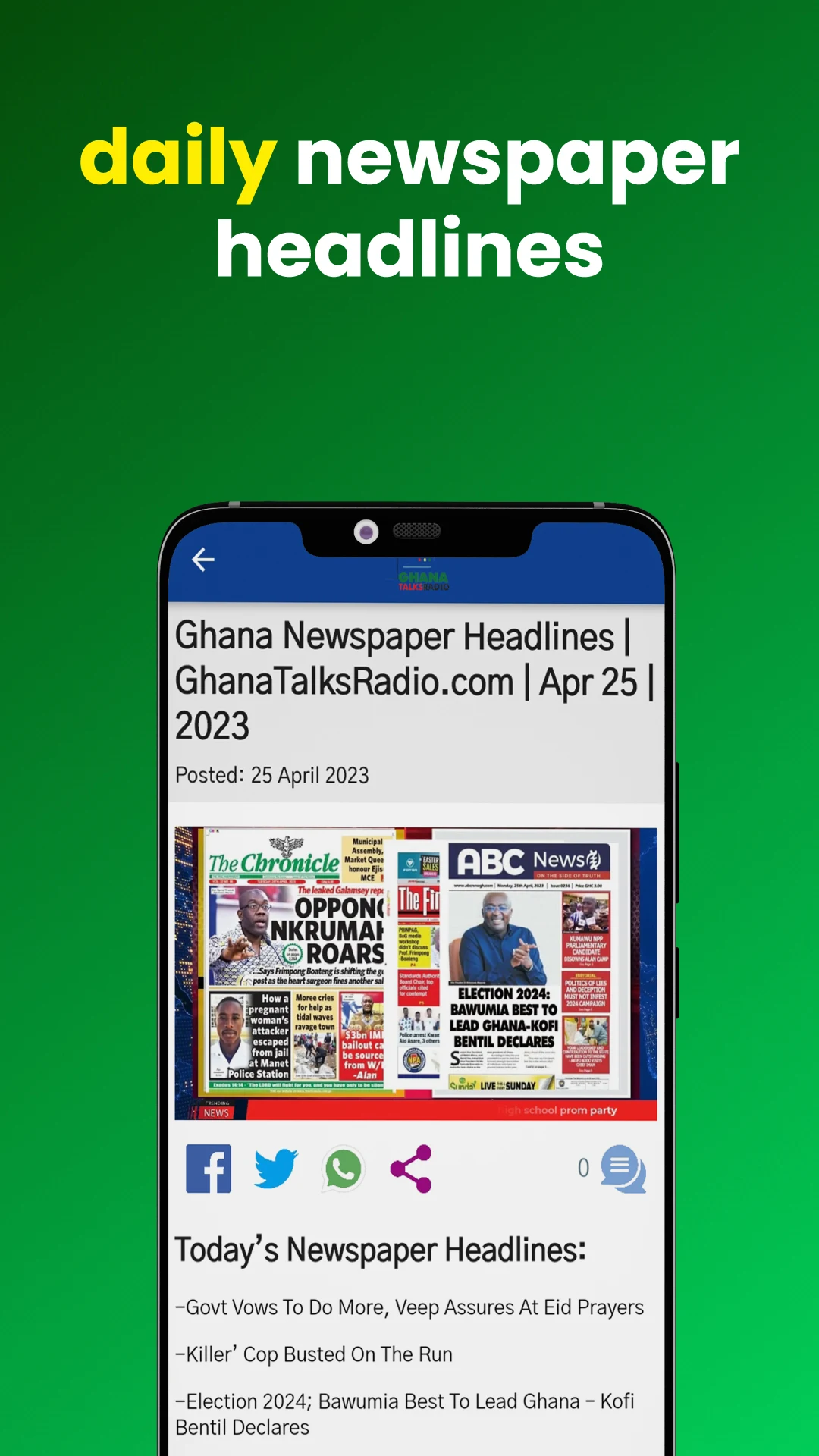 GhanaTalksRadio - News & Music screenshot